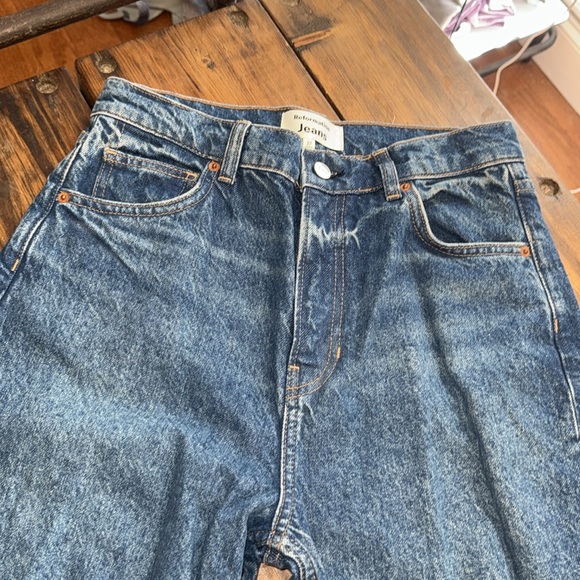 Reformation Abby High Rise Straight Jeans. Size 27. Like new. - Picture 3 of 9